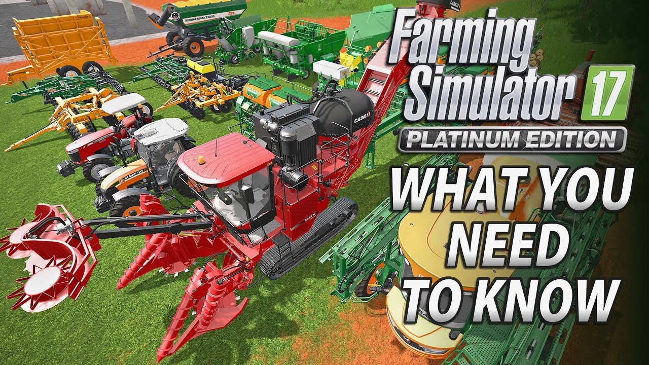 Farming simulator 17 platinum edition